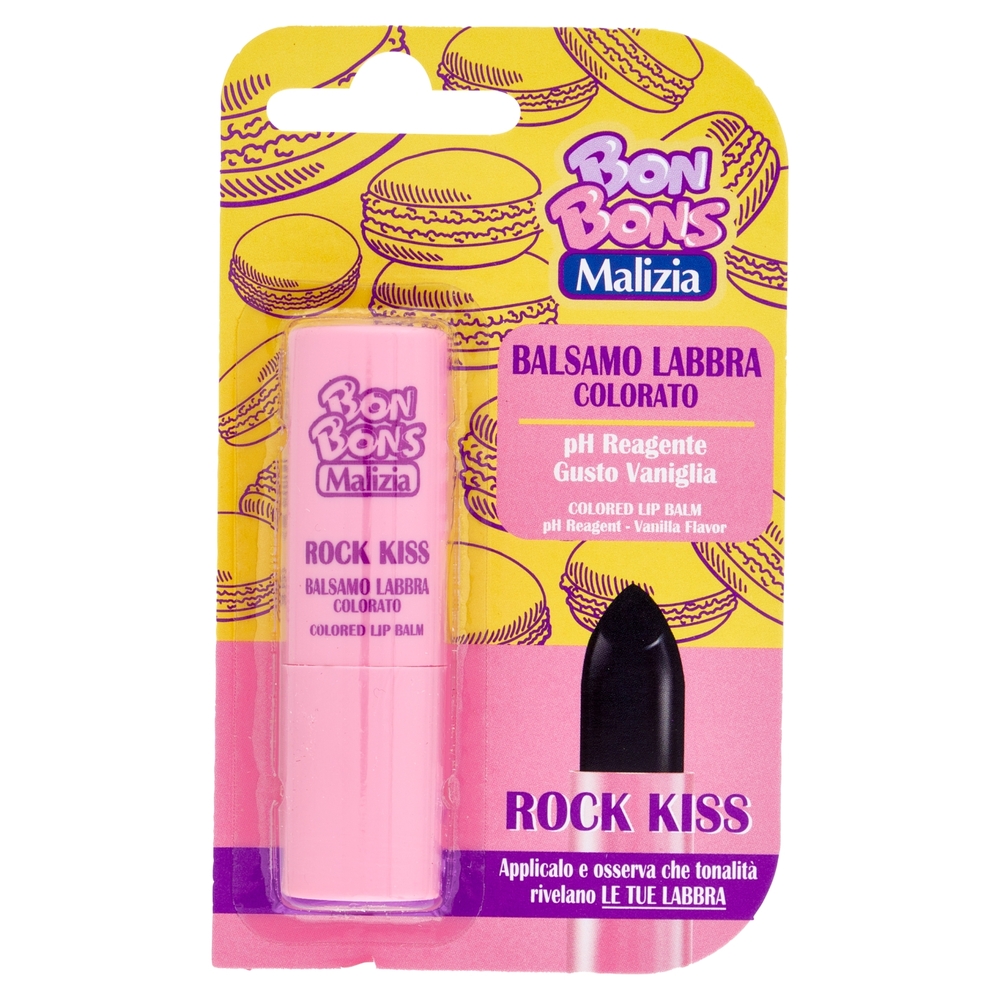 Malizia Bon Bons Balsamo Labbra Colorato Rock Kiss  3,5 mL